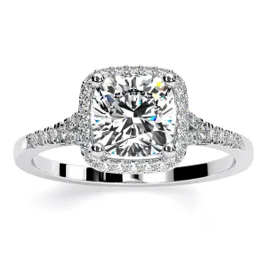 Desert Rose - Cushion Diamond Engagement Ring
