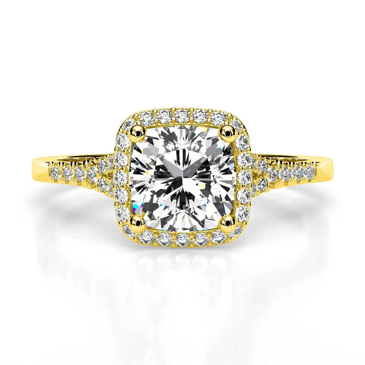 Desert Rose - Cushion Diamond Engagement Ring
