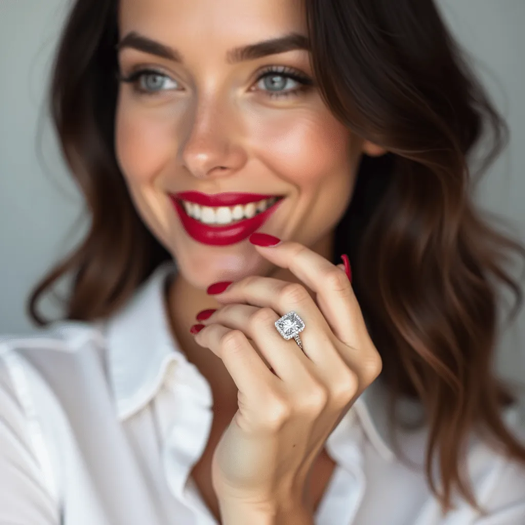 Desert Rose - Cushion Diamond Engagement Ring