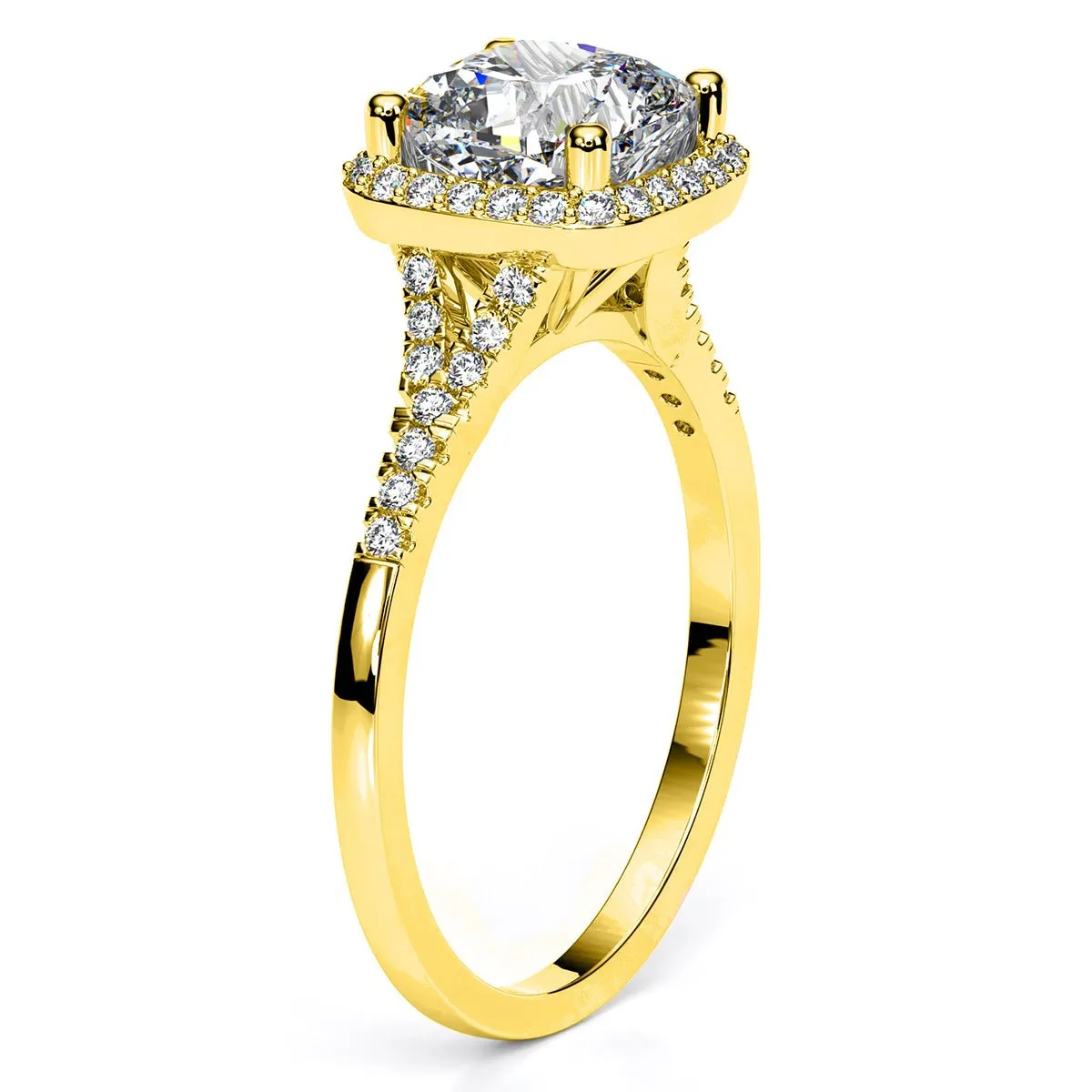 Desert Rose - Cushion Diamond Engagement Ring