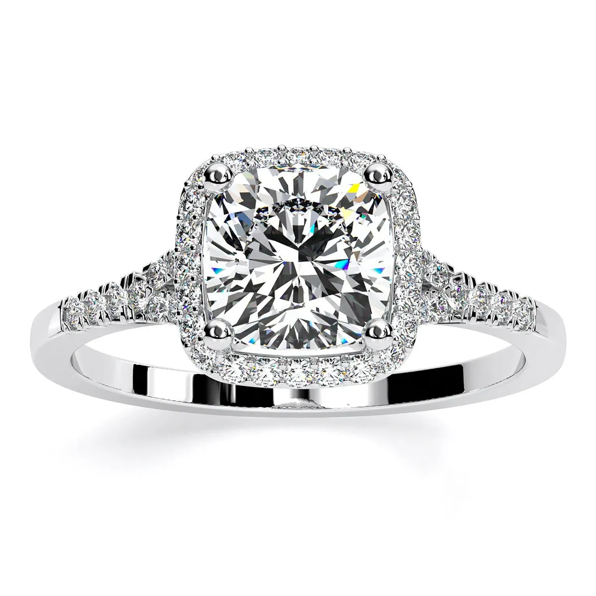 Desert Rose - Cushion Diamond Engagement Ring