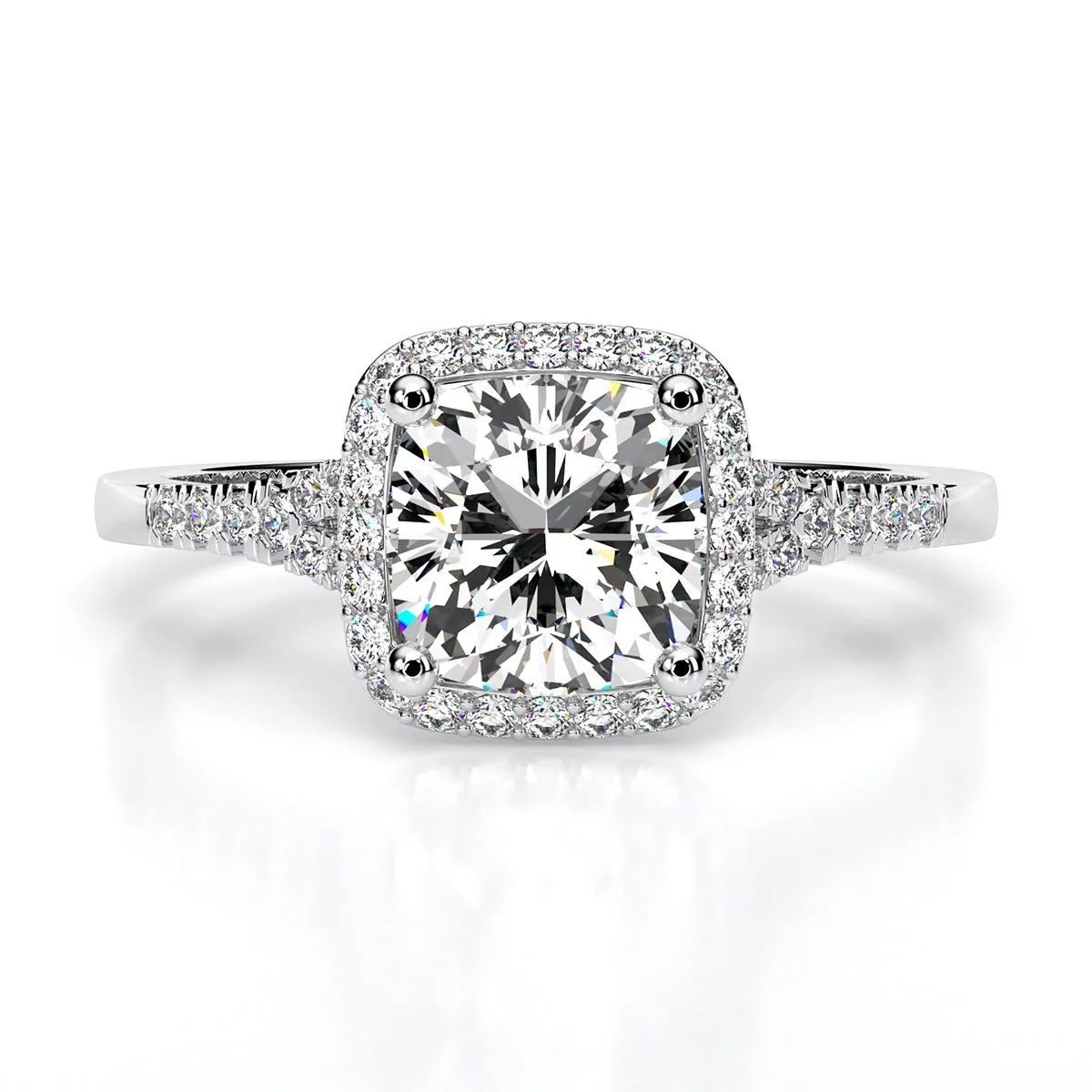 Desert Rose - Cushion Diamond Engagement Ring
