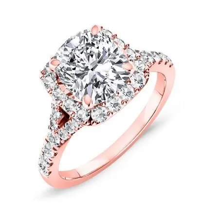 Desert Rose - Cushion Lab Diamond Bridal Set (IGI Certified)