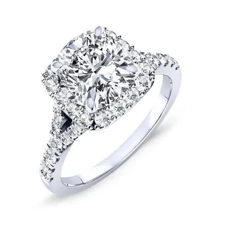 Desert Rose - Cushion Lab Diamond Bridal Set (IGI Certified)