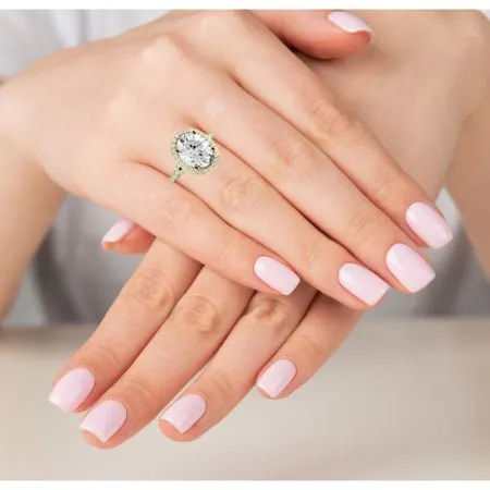 Desert Rose - Oval Moissanite Bridal Set