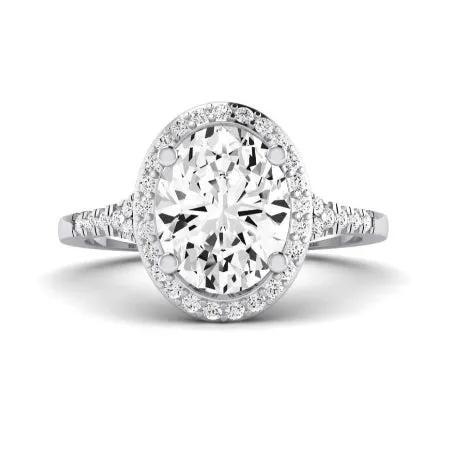 Desert Rose - Oval Moissanite Bridal Set