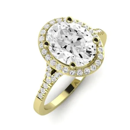 Desert Rose - Oval Moissanite Bridal Set