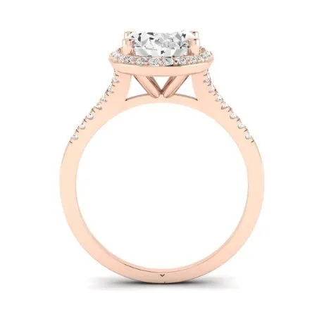 Desert Rose - Oval Moissanite Bridal Set