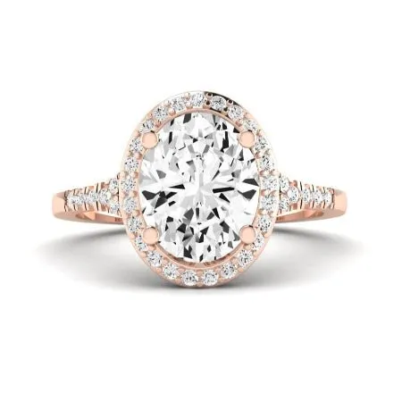 Desert Rose - Oval Moissanite Bridal Set