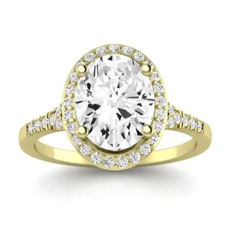 Desert Rose - Oval Moissanite Bridal Set