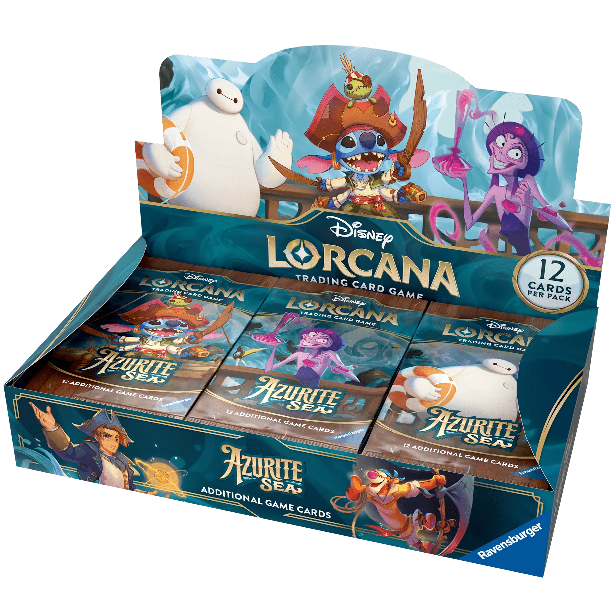 Disney Lorcana S6 Azurite Sea Booster Display