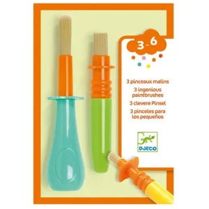 Djeco 3 ingenious paintbrushes