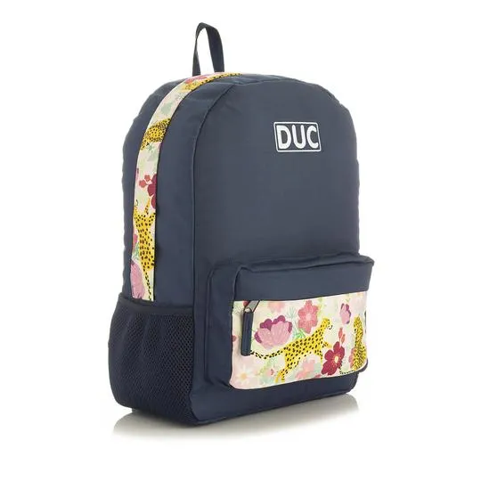 DUC <BR>
Leopard Backpack <BR>
Navy <BR>