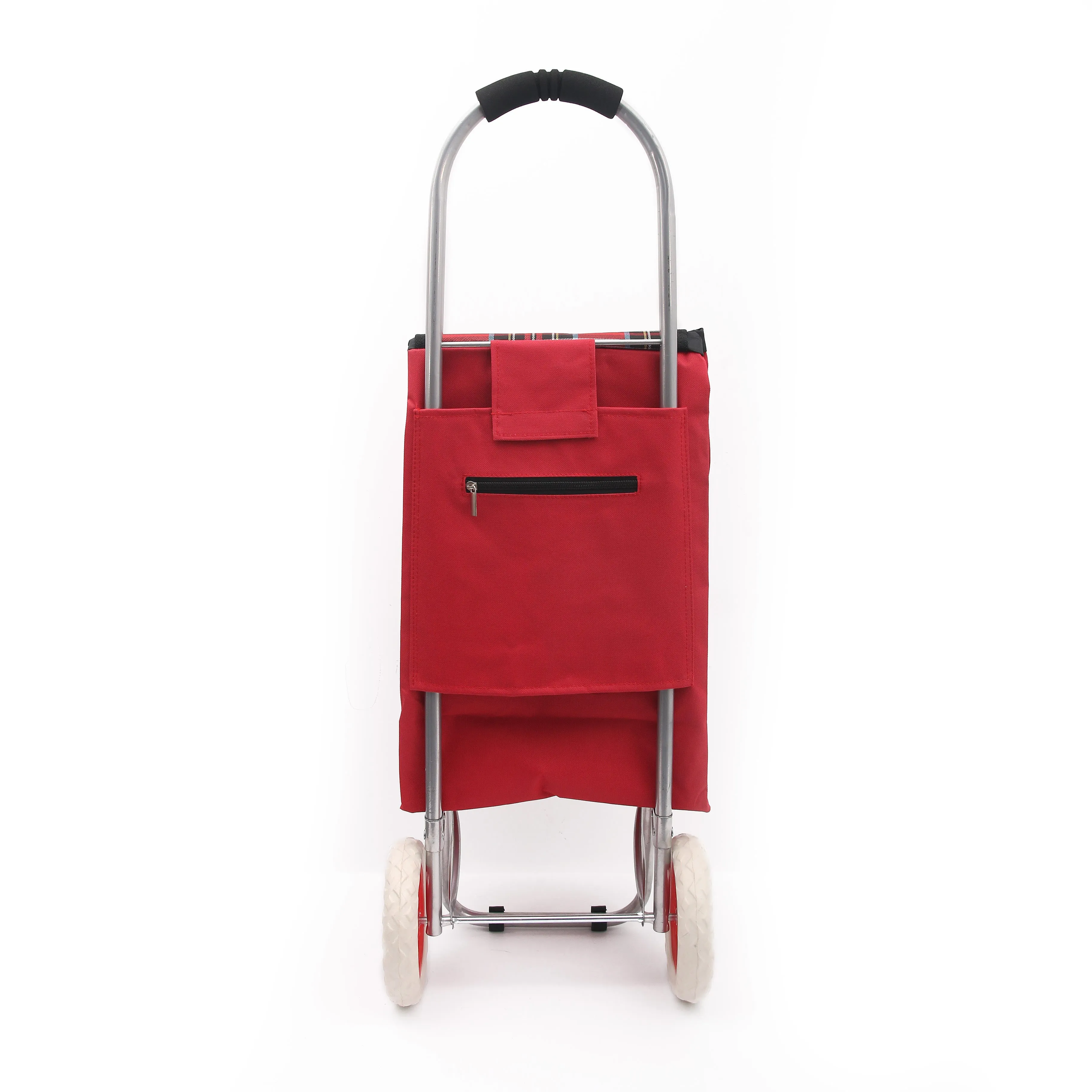 Eagle London 2 Wheel Shopping Trolley Shopping Cart - Tartan Print