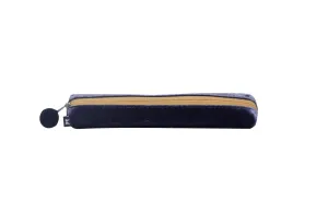 Earth Squared - Velvet Pencil/Make Up Brush Case - Navy - 20x3x4cms