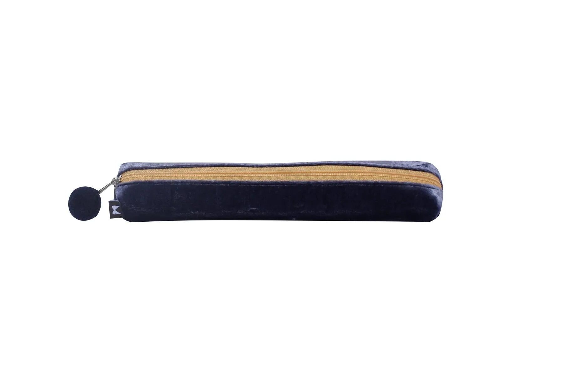 Earth Squared - Velvet Pencil/Make Up Brush Case - Navy - 20x3x4cms
