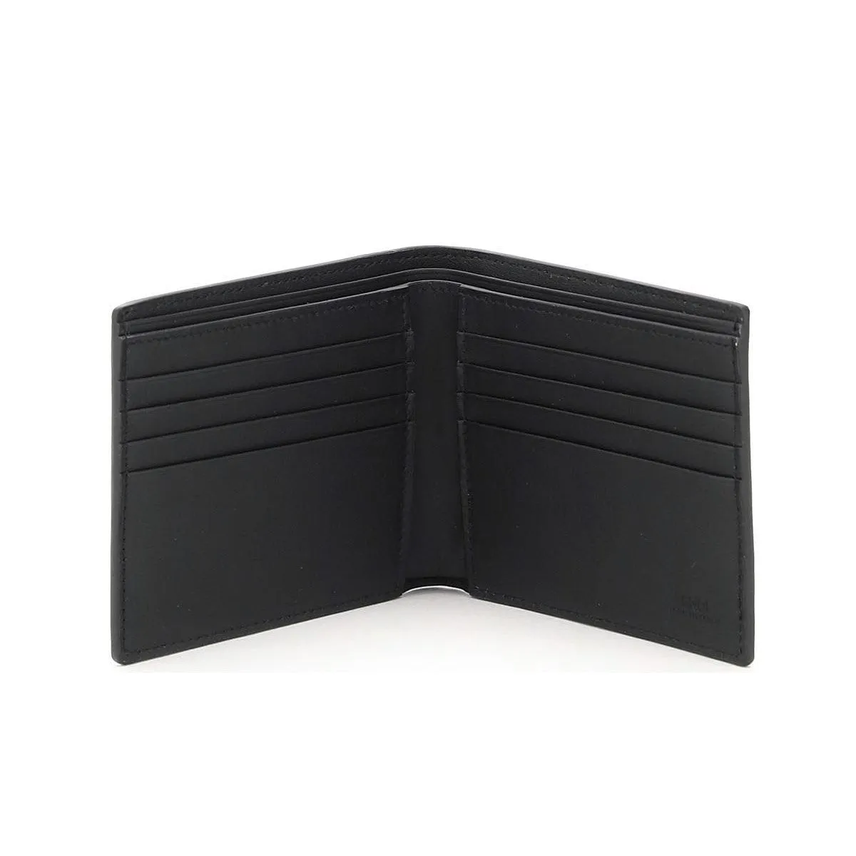 Fendi x Sarah Coleman FF Vertigo Yellow Black Bifold Wallet 7M0169