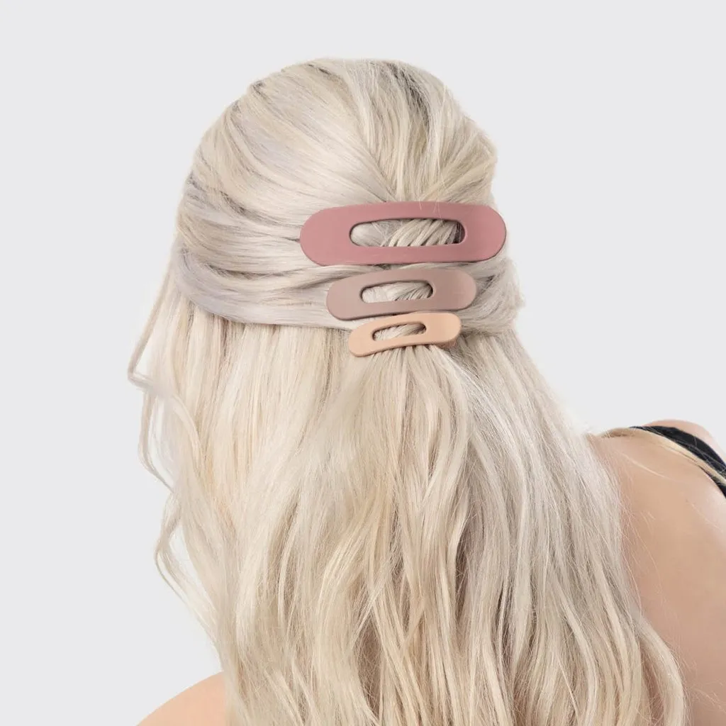 Flat Claw Clip 3pc