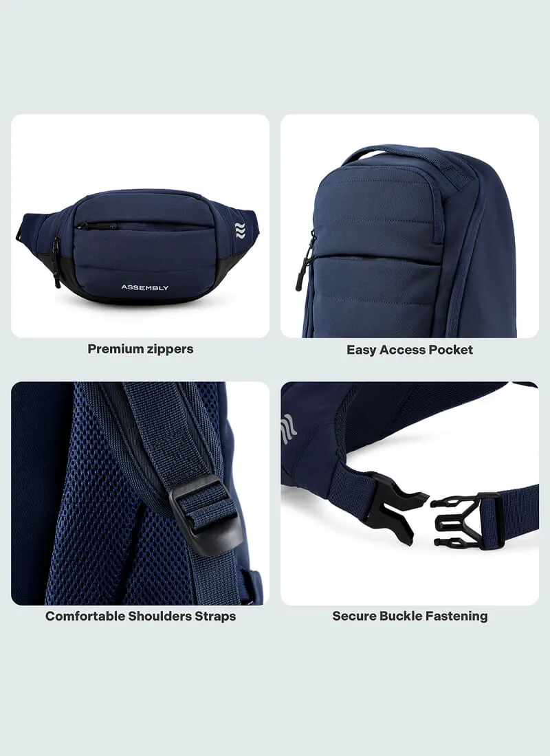 Float Backpack & Fanny Combo | Cobalt | Premium Backpack & Crossbody Bag