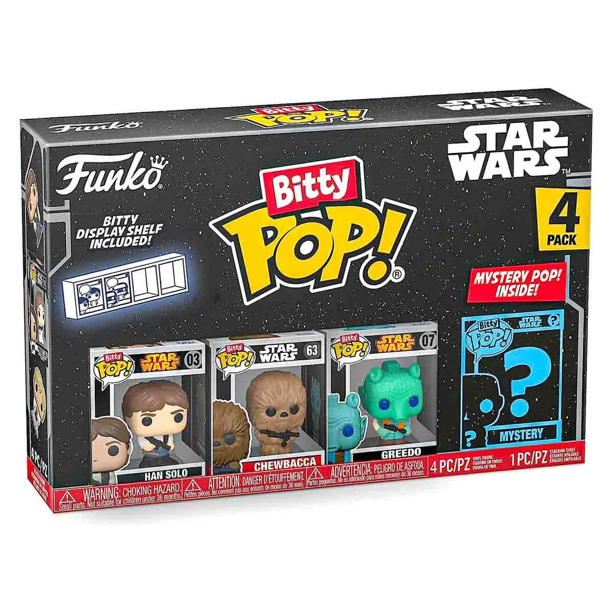 Funko Bitty Pop! Star Wars Mini Figures Series 3 (4 Pack)