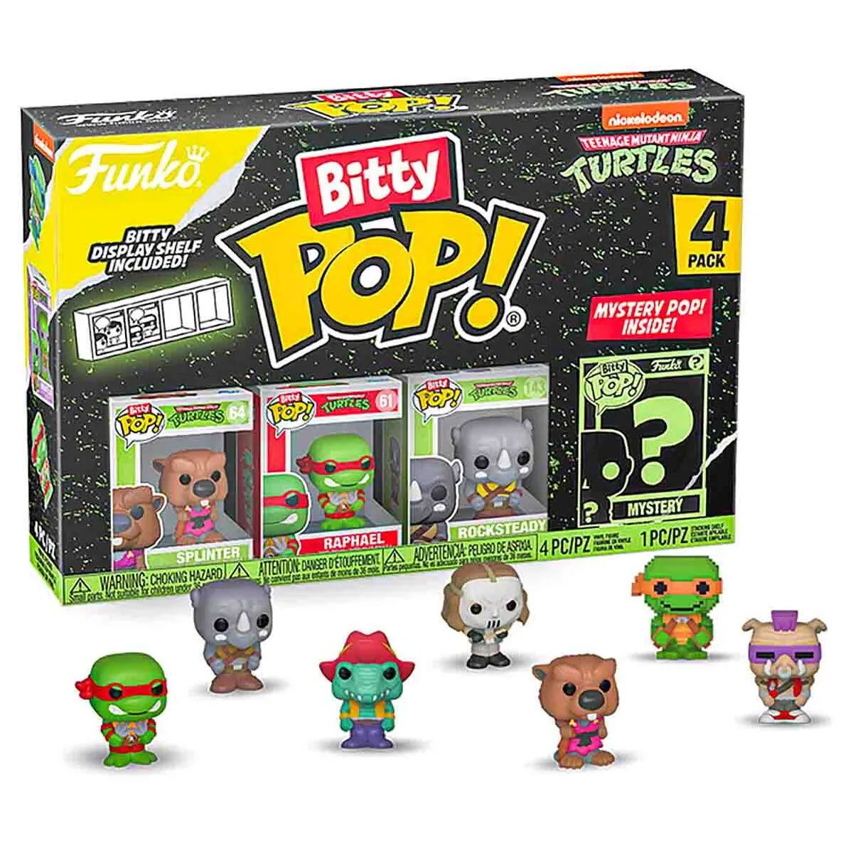 Funko Bitty Pop! Teenage Mutant Ninja Turtles Mini Figures Series 3 (4 Pack)