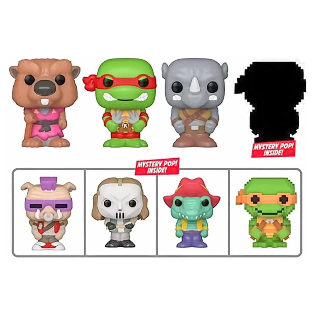 Funko Bitty Pop! Teenage Mutant Ninja Turtles Mini Figures Series 3 (4 Pack)