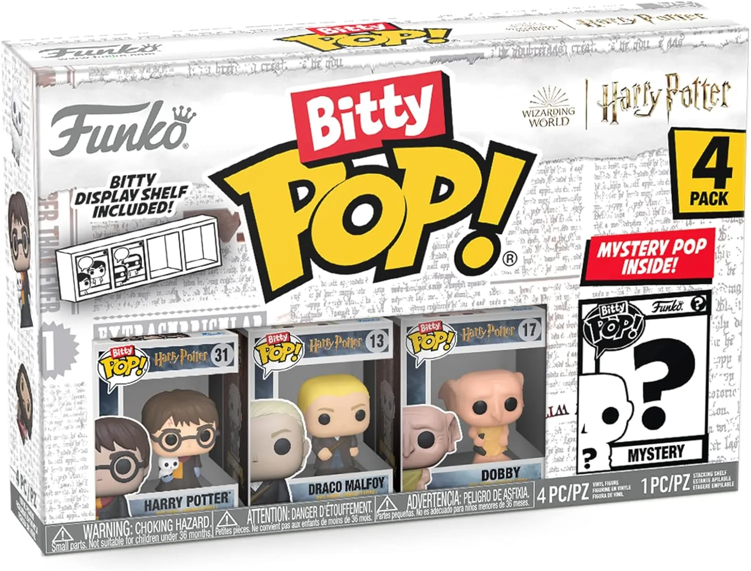 Funko - Harry Potter Funko Bitty Pop! Mini Figure 4-Pack
