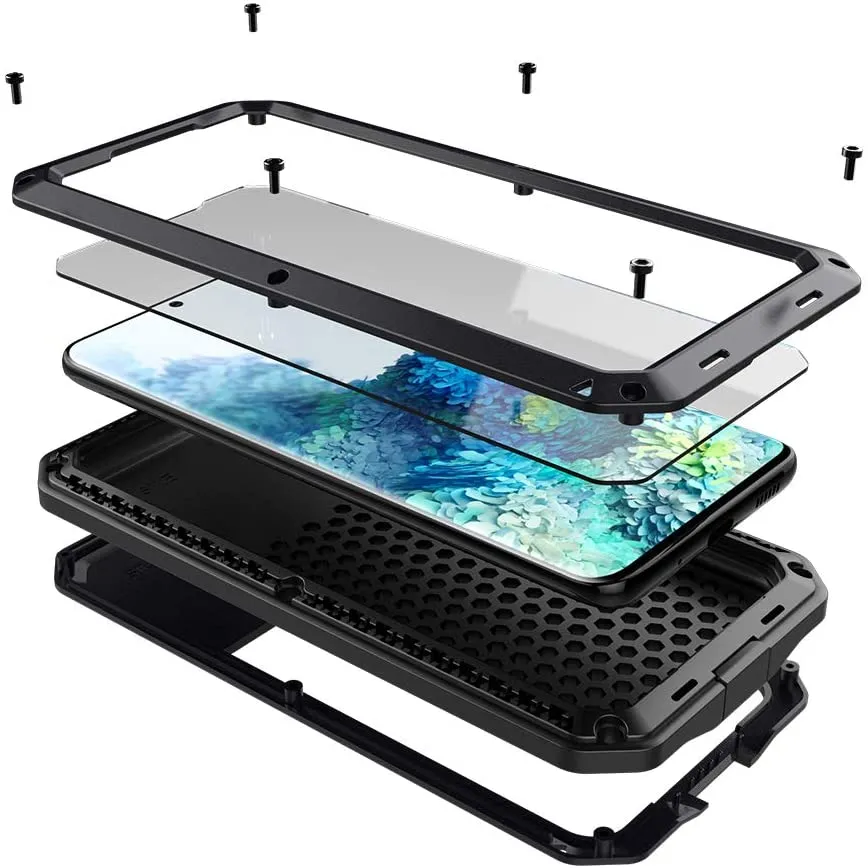 Galaxy S20 Heavy Duty Metal Case | Galaxy S20 Metal Military Grade Case