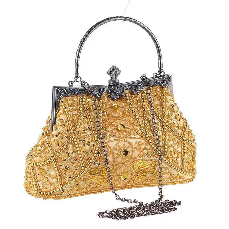 Gatsby Flapper Art Deco bag, Prom bag 1920s Vintage inspired Great Gatsby Art Deco Charleston Downton Abbey Bridesmaid Wedding, hand bag
