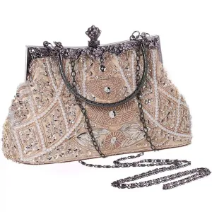 Gatsby Flapper Art Deco bag, Prom bag 1920s Vintage inspired Great Gatsby Art Deco Charleston Downton Abbey Bridesmaid Wedding, hand bag