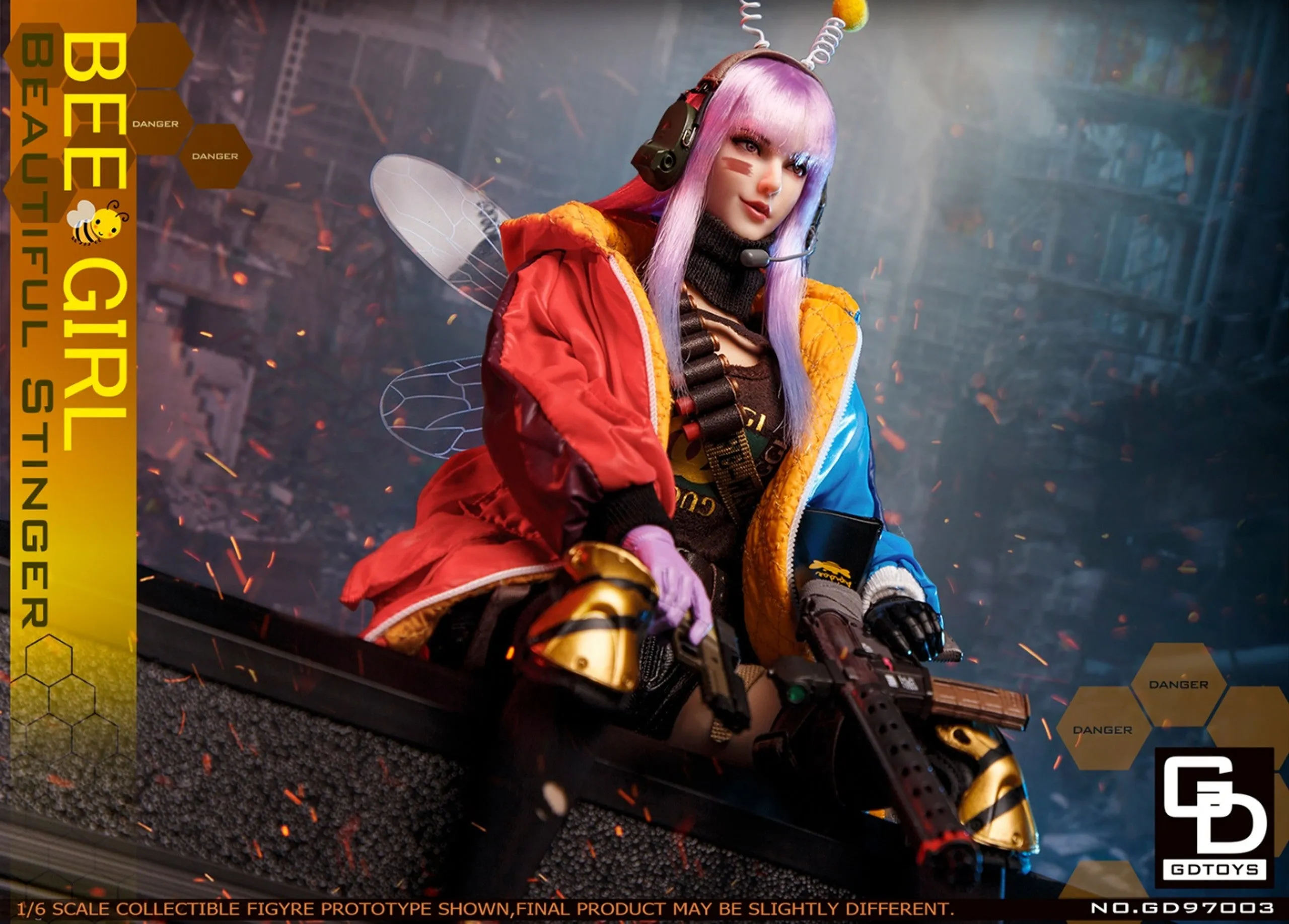GD Toys Doomsday Bee Girl Beautiful Stinger 1/6 Scale Figure