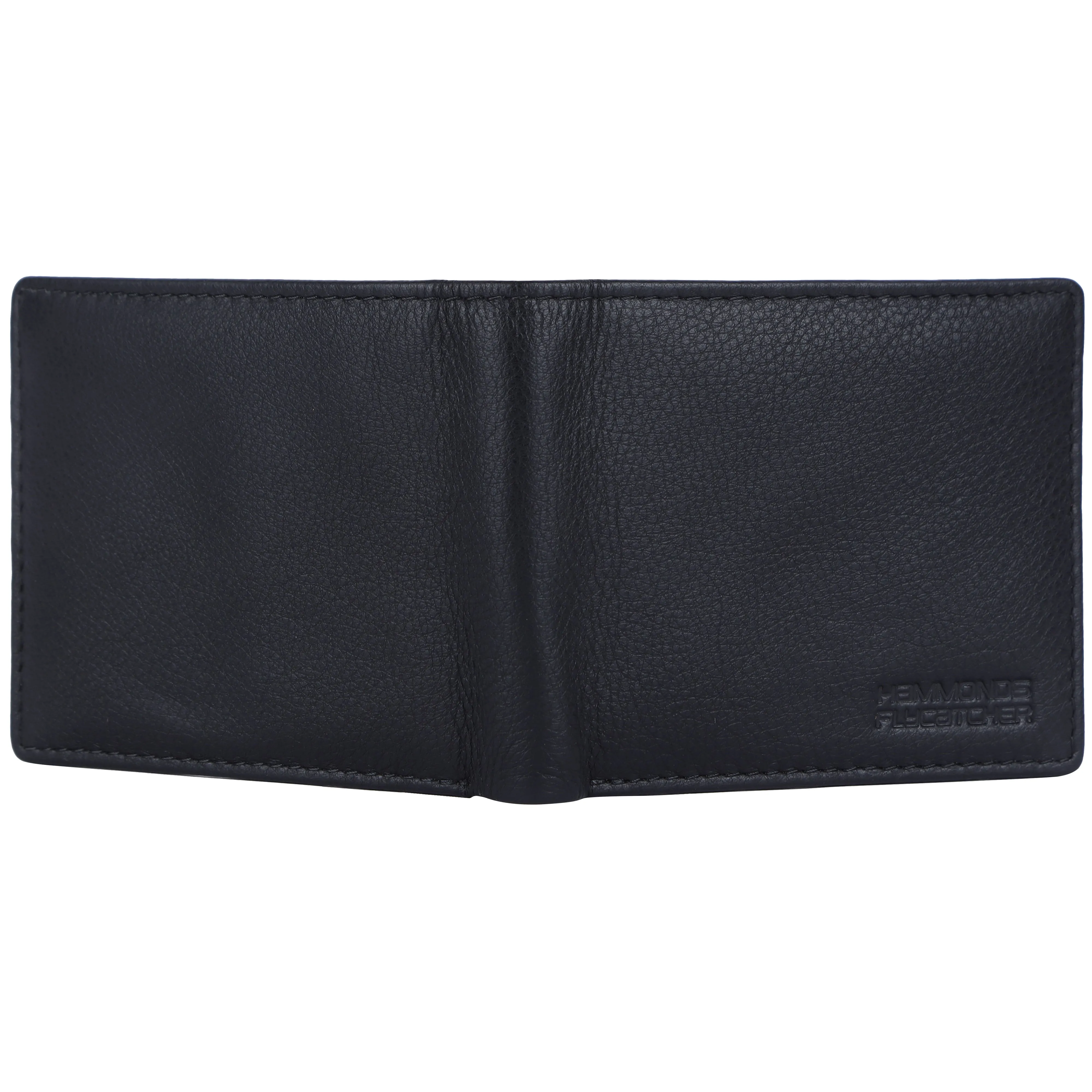Genuine Napa Leather Bi-Fold Wallet for Men - RFID Protected - 6 Card Slots, 2 Hidden Pockets, 2 Currency Slots - Gift for Him