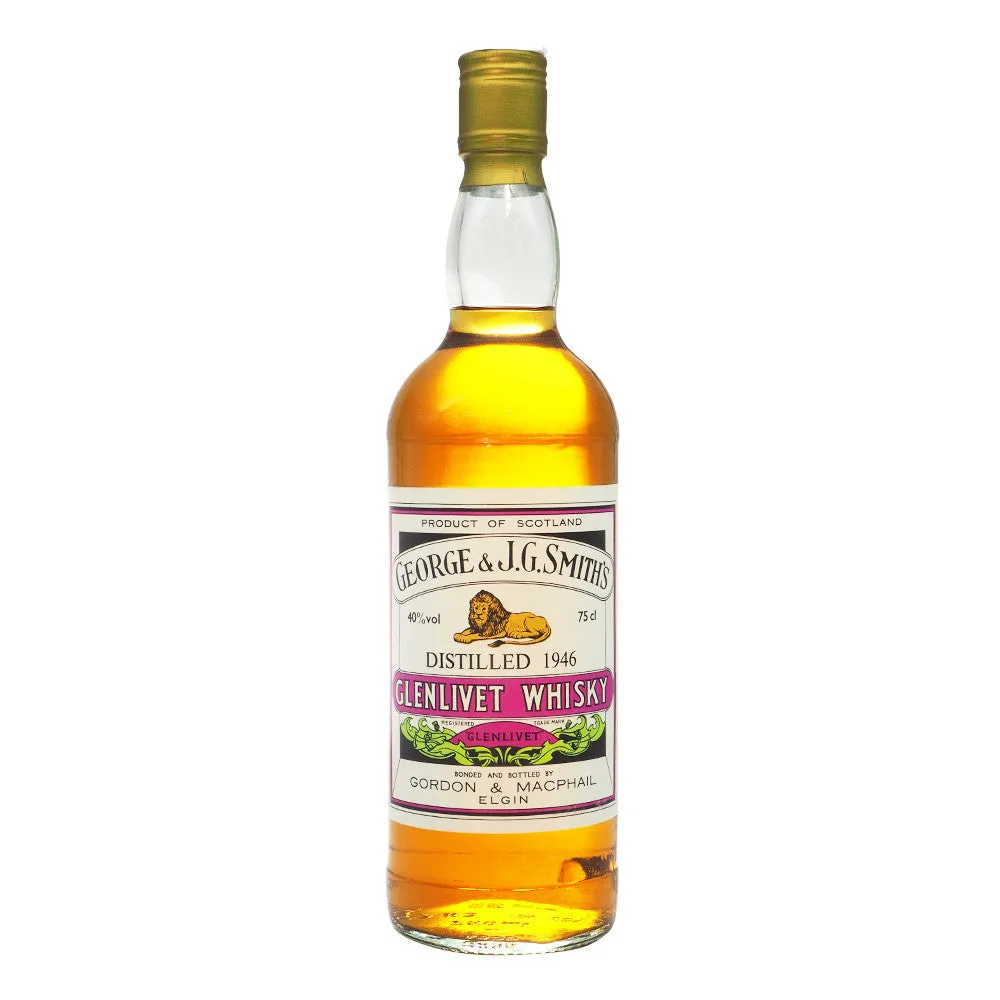 Glenlivet 1946 Gordon & MacPhail - Golden Smith Label