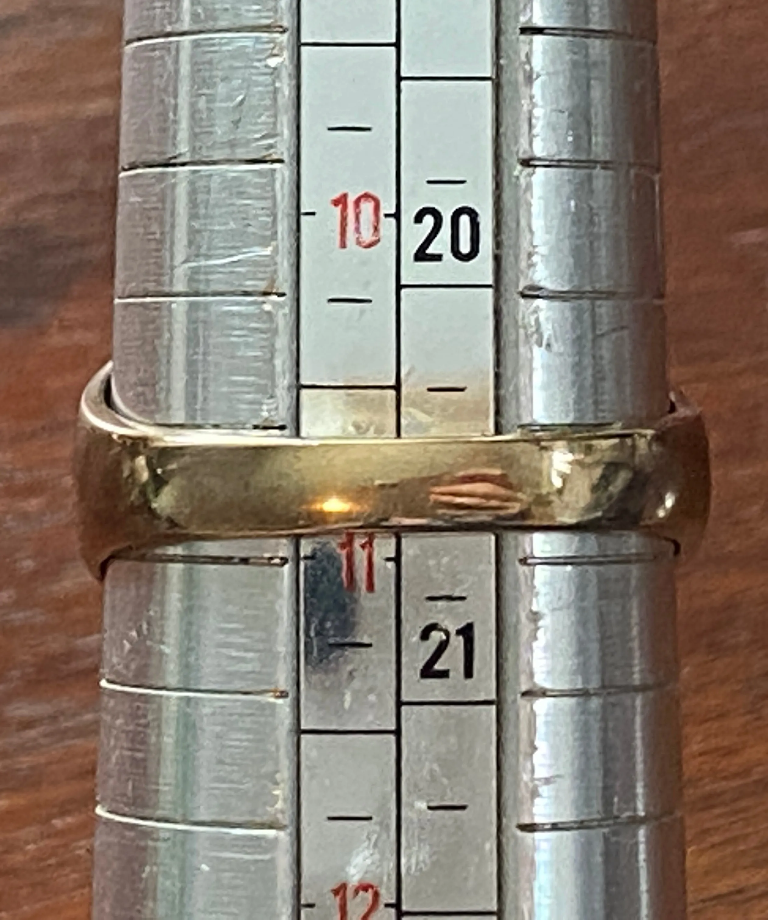 Gold Plate Red Robin Presidents Club Ring Pink Cabochon Sz 10.75