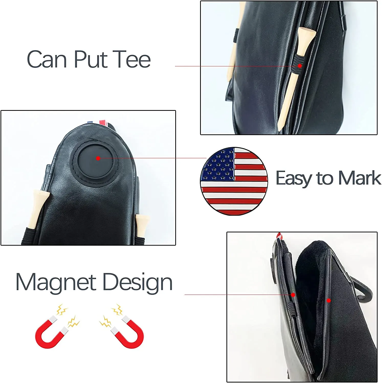 Golf Ball Holder Soft Silicone Clip