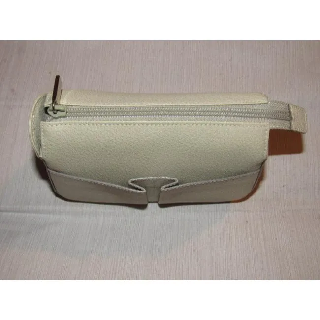 Gucci Newer Textured Stone Colored Leather Clutch