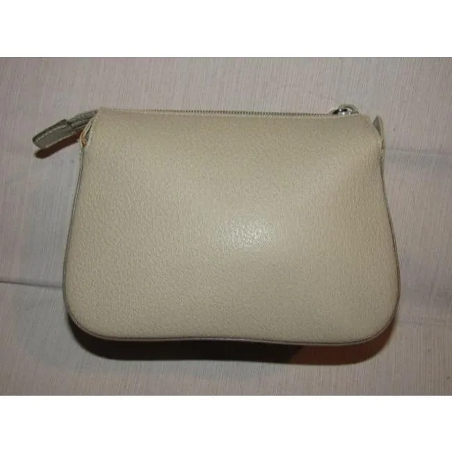 Gucci Newer Textured Stone Colored Leather Clutch