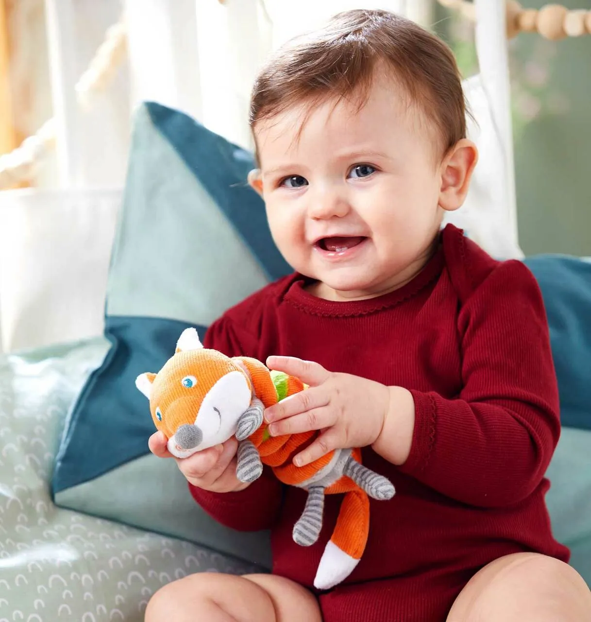HABA Fox Vibrating Clatter Motion Plush
