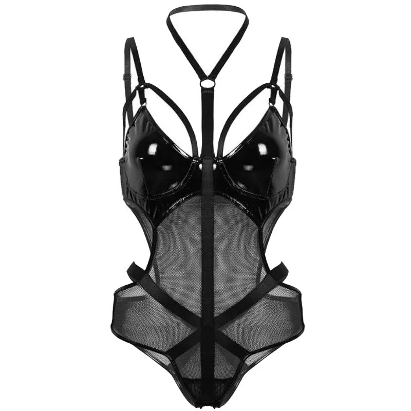 Halter Chic Cutout Bodysuit