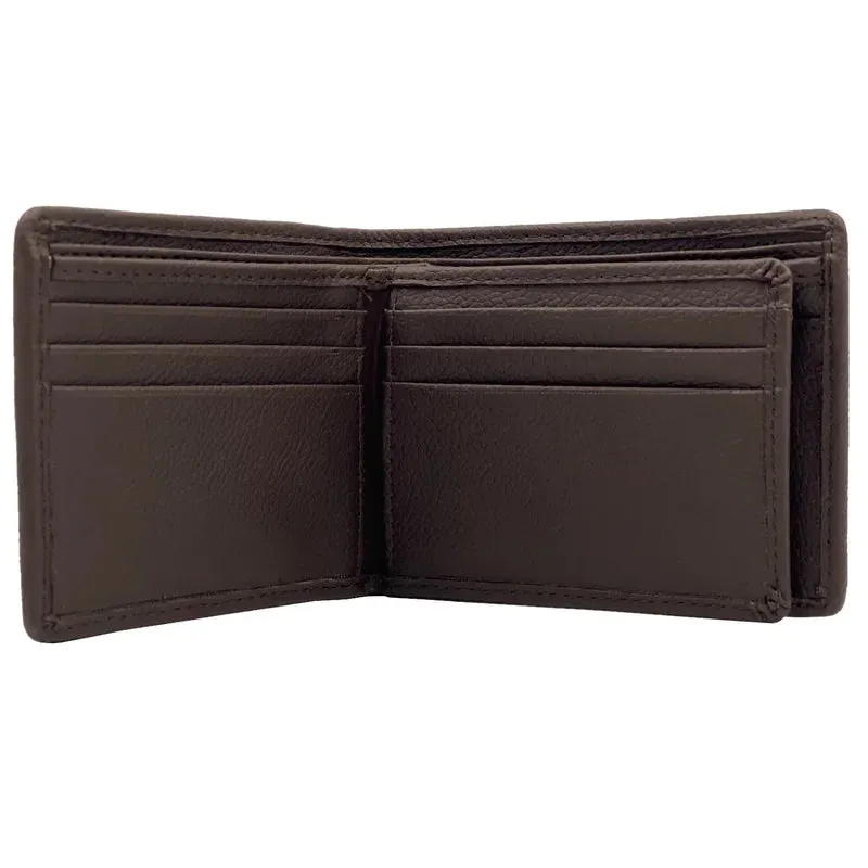 Harris Tweed Trifold Wallet - Blue / Brown Check