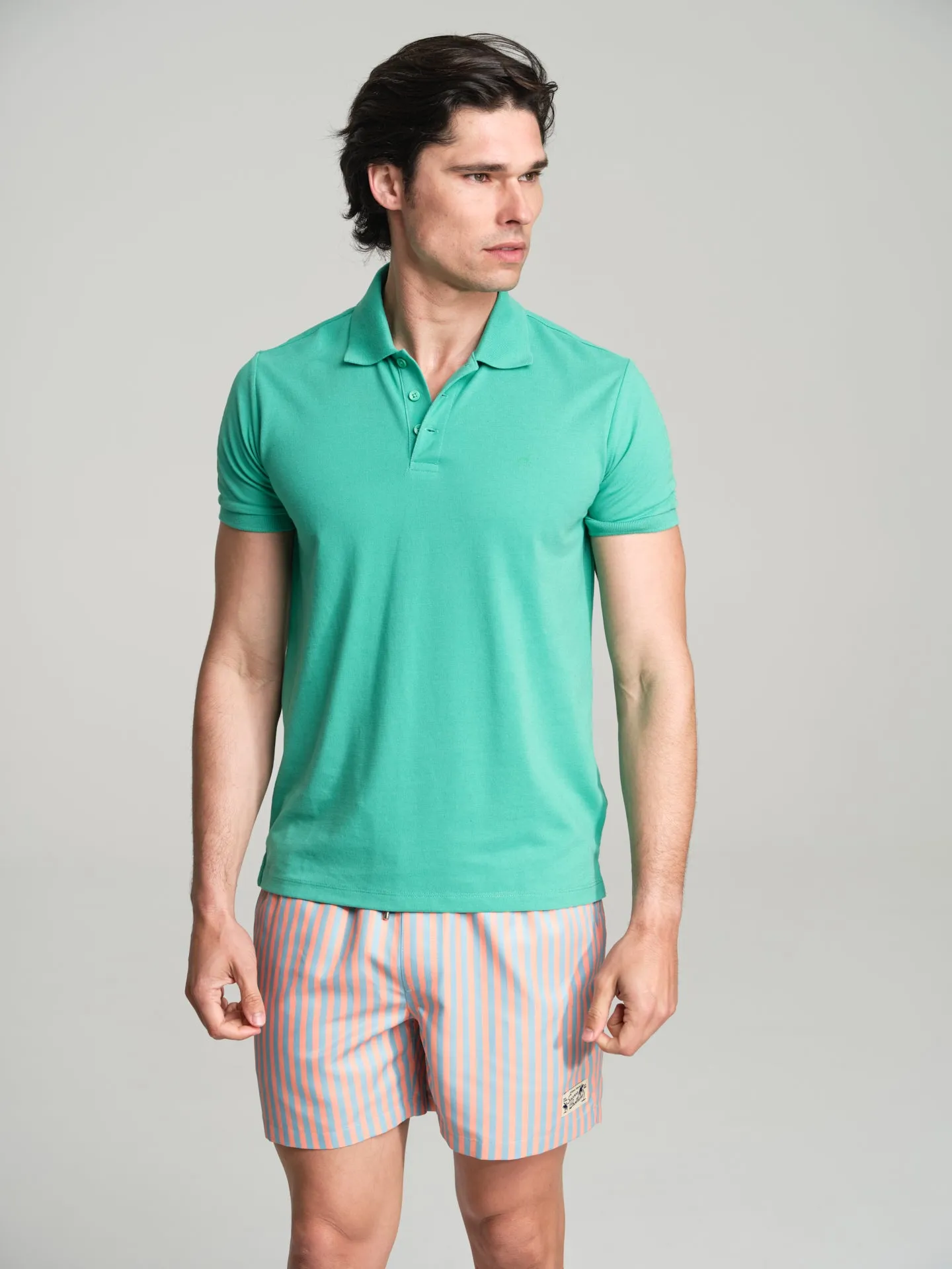 Havana Collection striped swim shorts