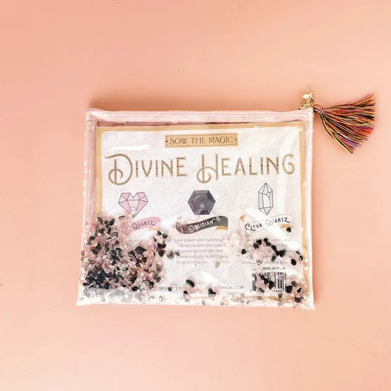 Healing Gemstone Cosmetic Bag