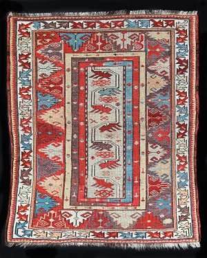 Heritage Collection - Antique Ada Milas Rug 2'11"x4'2"