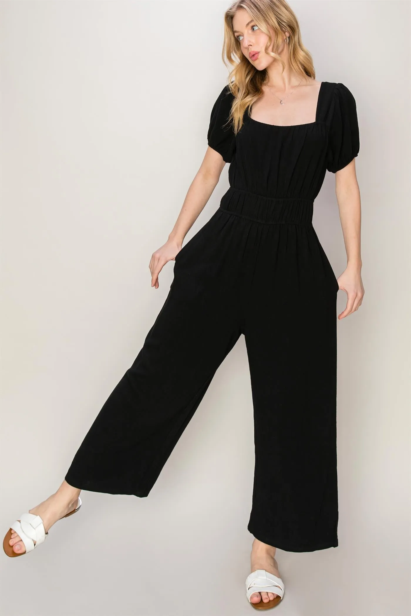 HF24A570-Never Forget Linen Blend Jumpsuit
