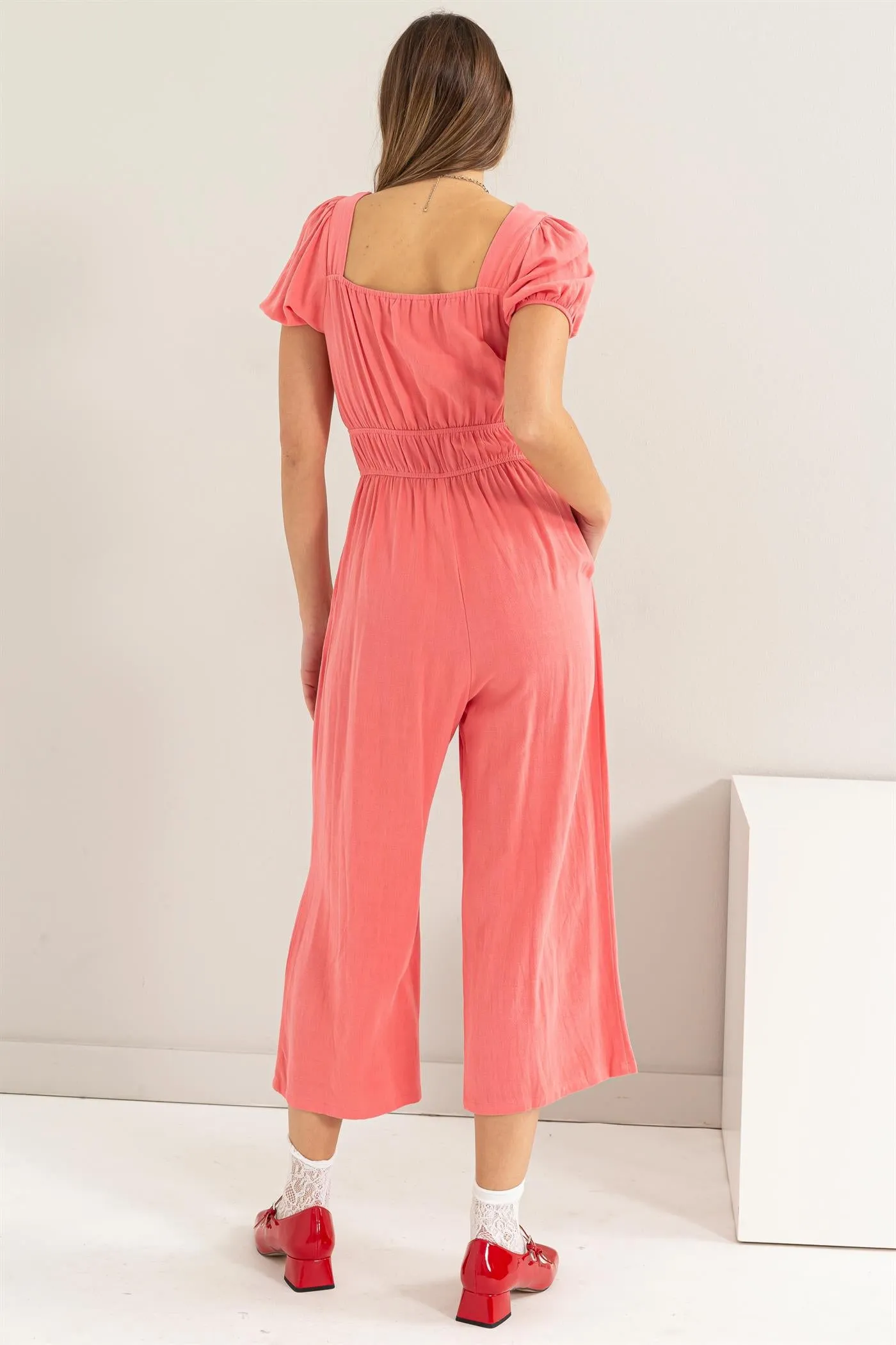 HF24A570-Never Forget Linen Blend Jumpsuit