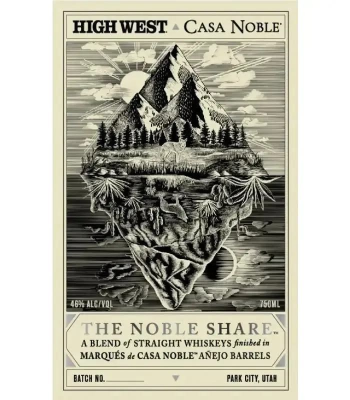 High West x Casa Noble The Noble Share Straight Whiskey 750mL