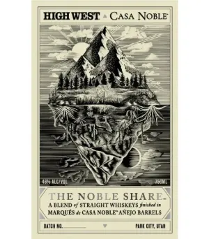 High West x Casa Noble The Noble Share Straight Whiskey 750mL