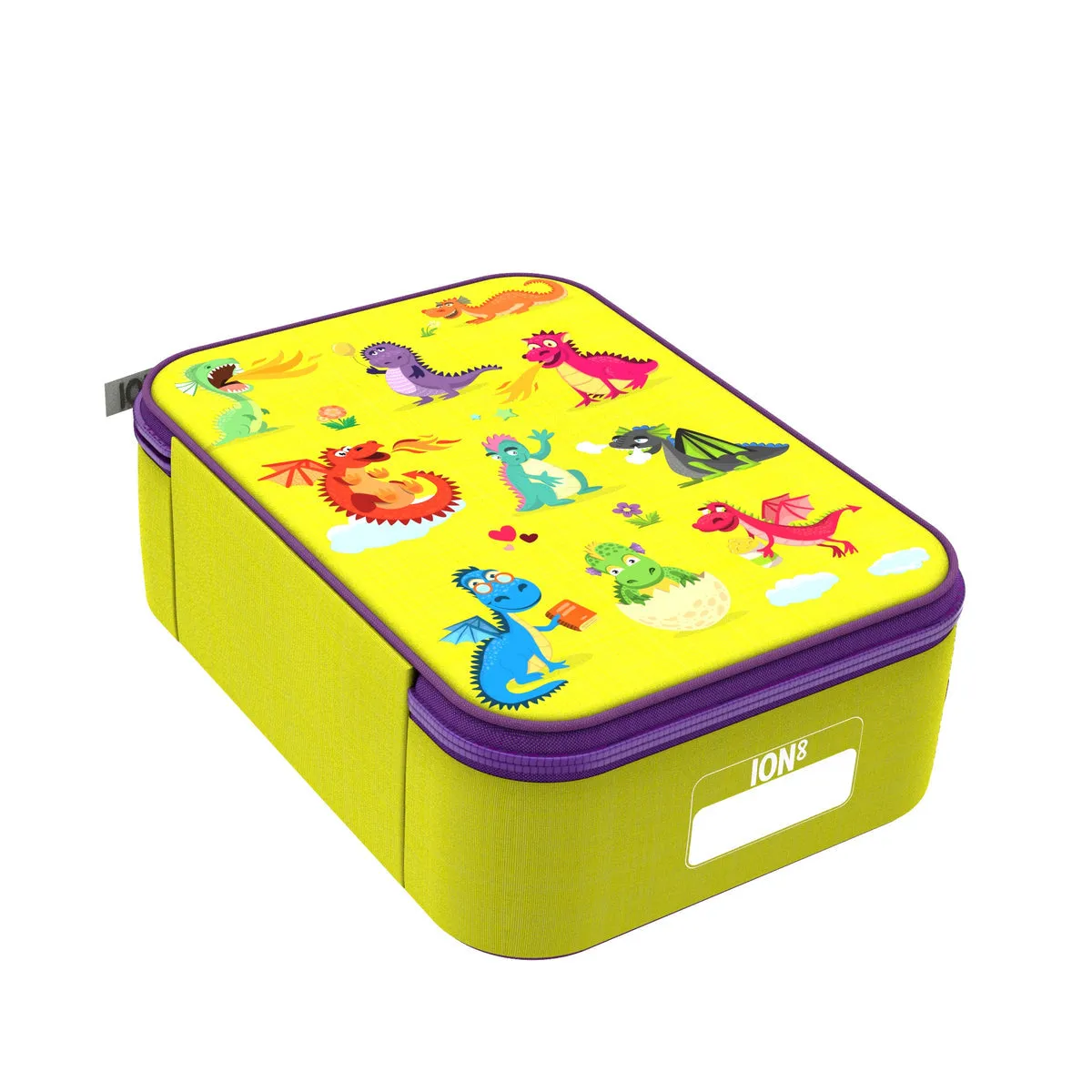 ION8 <BR>
Colourful, printed design lunch bag <BR>
Assorted Designs <BR>