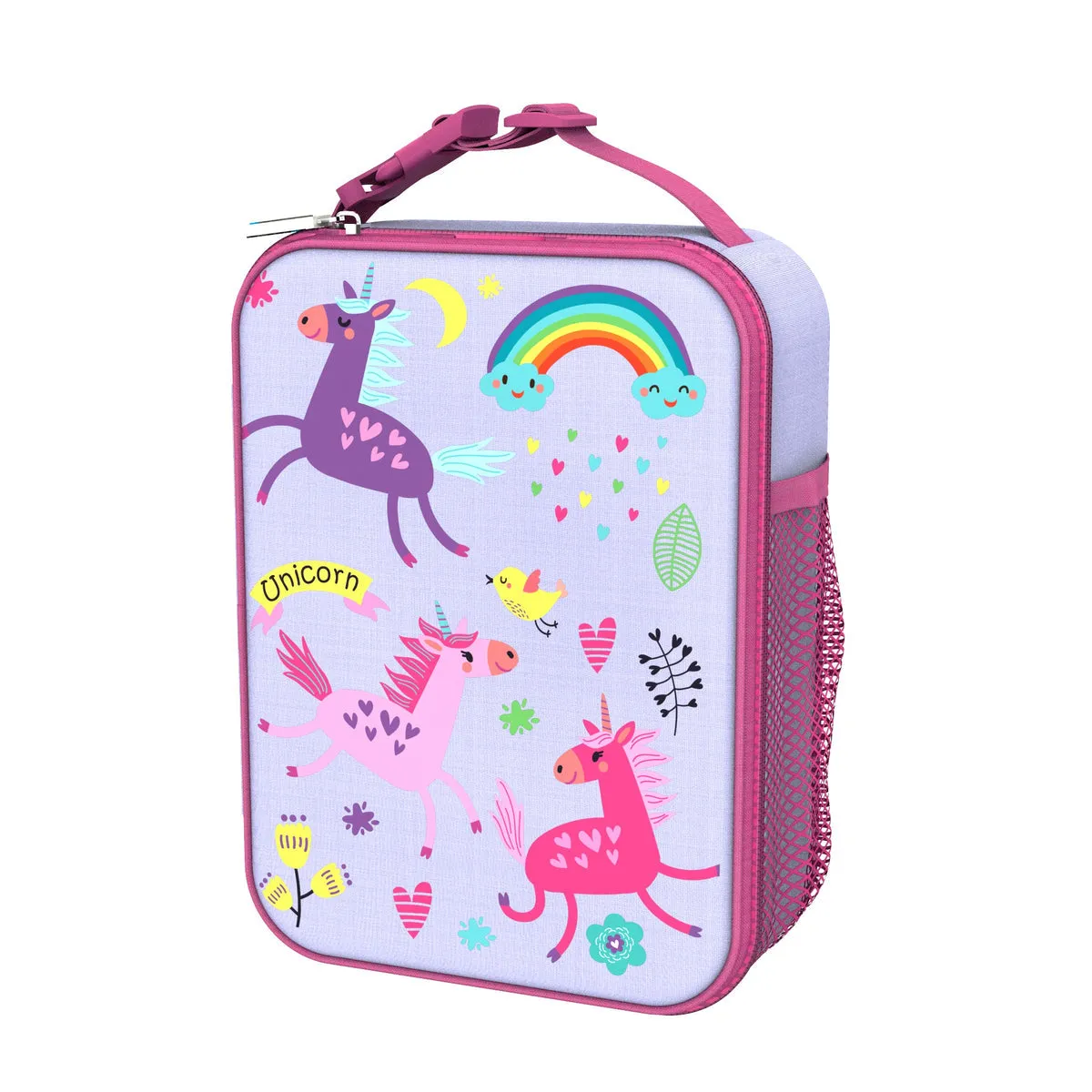 ION8 <BR>
Colourful, printed design lunch bag <BR>
Assorted Designs <BR>