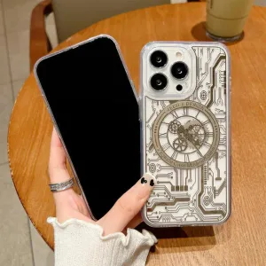 iPhone 13 Pro Max MagSafe Edition Mecha Transparent Case